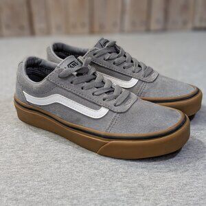 Vans Ward Low Top Sneaker- Gray Size 5 Womens